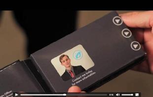 business card video